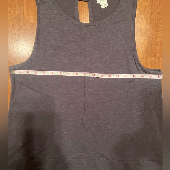 J Crew Factory Tank Top size large black sleeveless - Picture 3 of 5
